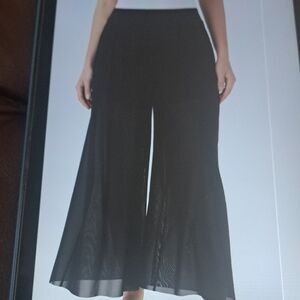 XLARGE   HALARA 2 IN 1 MESH WIDE LEG FLOWY PALAZZO PANTS
